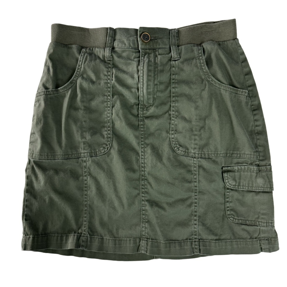 Croft and Barrow Army Green Cargo Skort